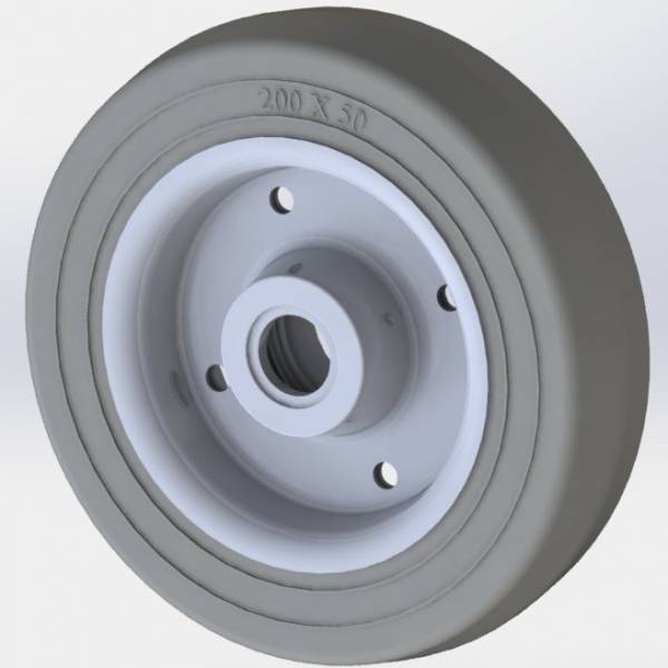 Lastik Teker (Ray Tekeri ile Bitişik Tip)